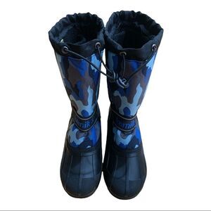 Kamik Youth SnowRidge Blue Camo Boots